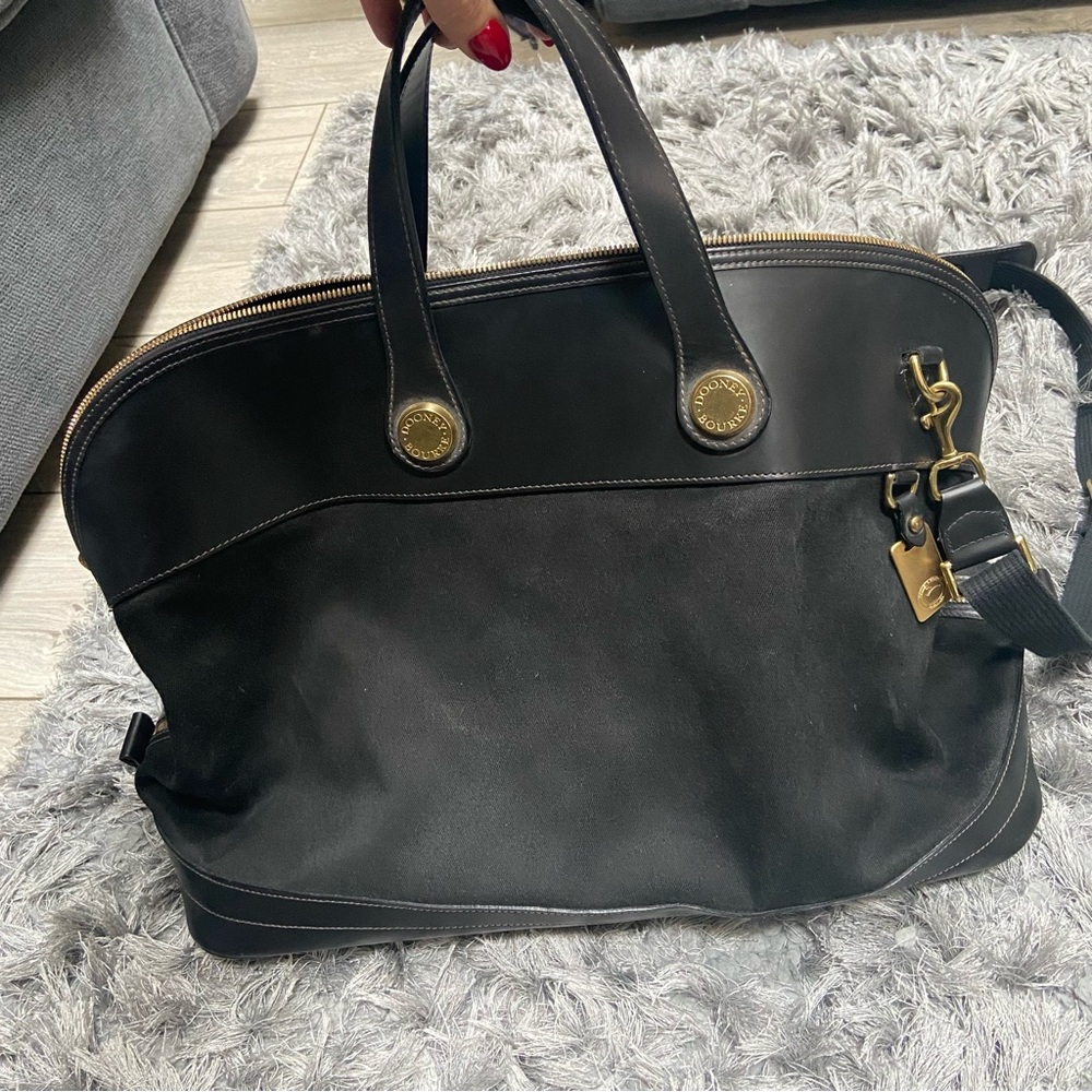Dooney & Bourke black travel bag